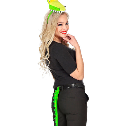 Widmann SRL Krokodil diadeem met staart