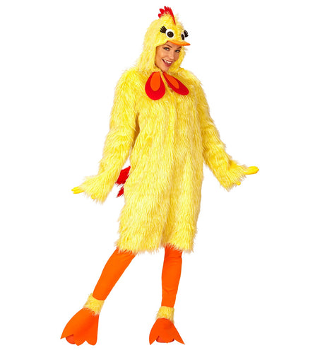 Widmann SRL Kuiken pak volwassenen pluche