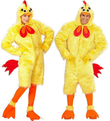 Widmann SRL Kuiken pak volwassenen pluche