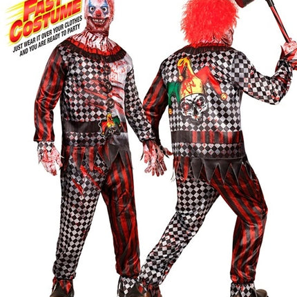 Widmann SRL Kwaadaardige clown kostuum Mila