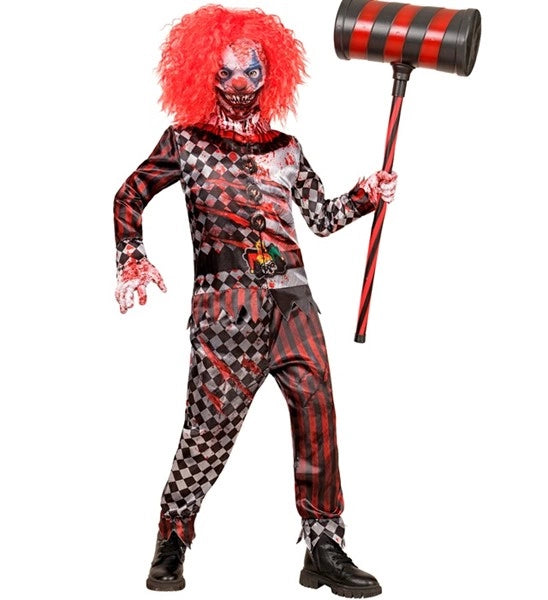 Widmann SRL Kwaadaardige clown kostuum Mila kinderen