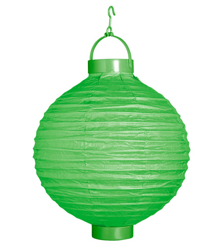 Widmann SRL Lampion Met Licht 30Cm Groen