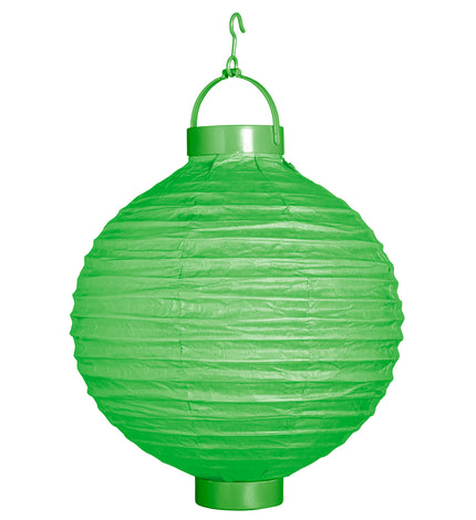 Widmann SRL Lampion Met Licht 30Cm Groen