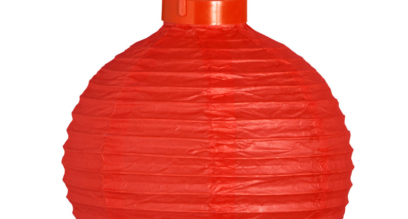 Widmann SRL Lampion Met Licht 30Cm Rood