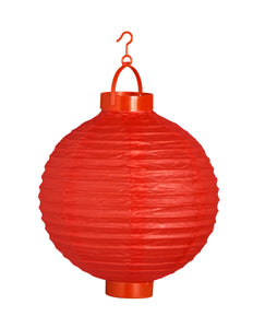 Widmann SRL Lampion Met Licht 30Cm Rood