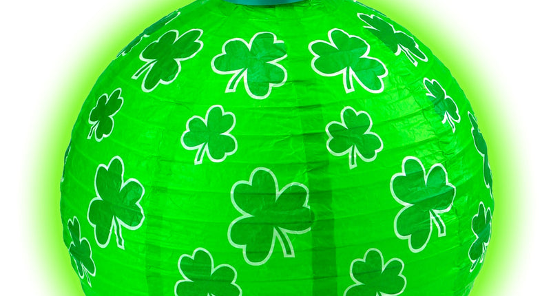 Widmann SRL Lampion St. Patricksday met licht groen