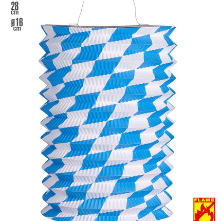 Widmann SRL Lampion Wit/Blauw Bv