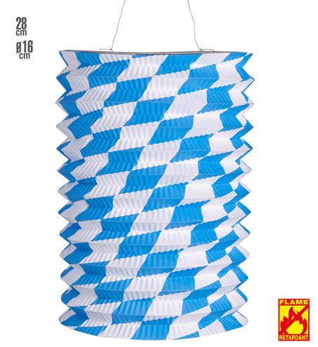 Widmann SRL Lampion Wit/Blauw Bv