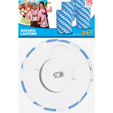 Widmann SRL Lampion Wit/Blauw Bv