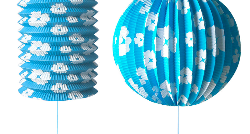 Widmann SRL Lampionnenset blauw