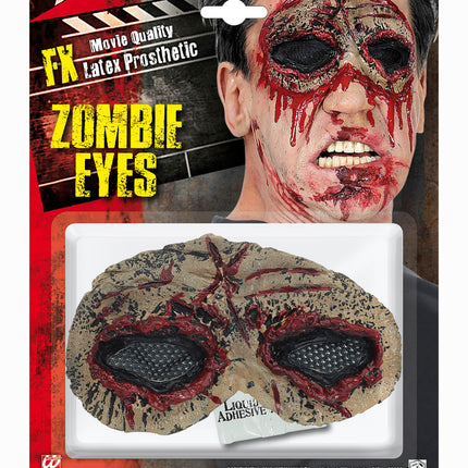 Widmann SRL Latex zombie ogen wond