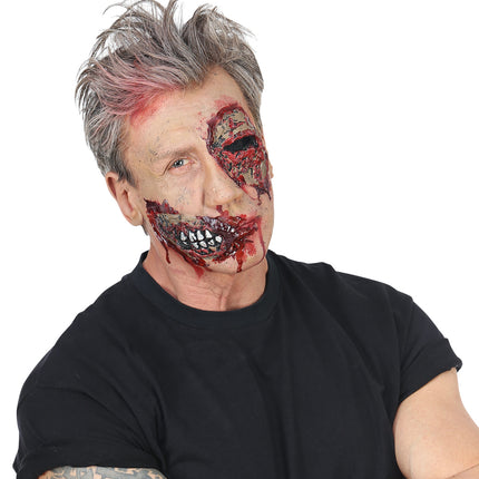 Widmann SRL Latex zombie oog wond