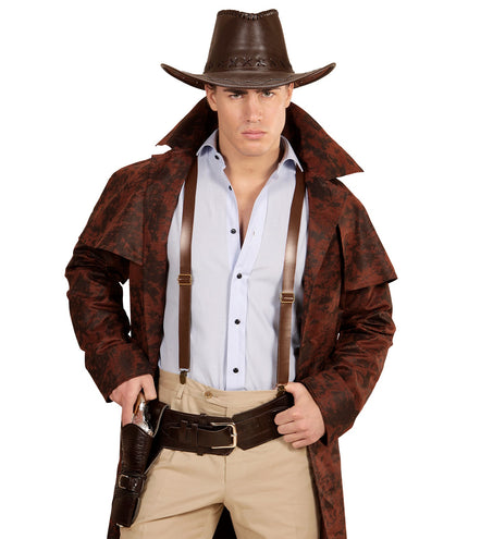 Widmann SRL Lederlook bretels voor party's