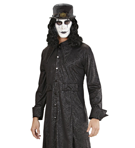 Widmann SRL Lederlook hoge hoed met bandje