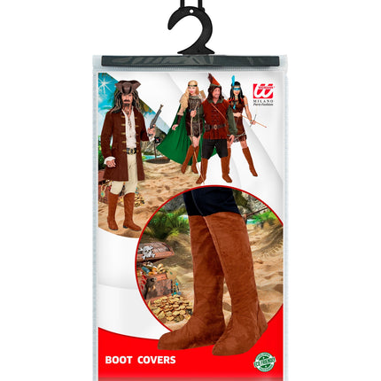 Widmann SRL Lederlook laars kappen bruin