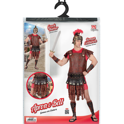 Widmann SRL Lederlook riem gladiator romeins