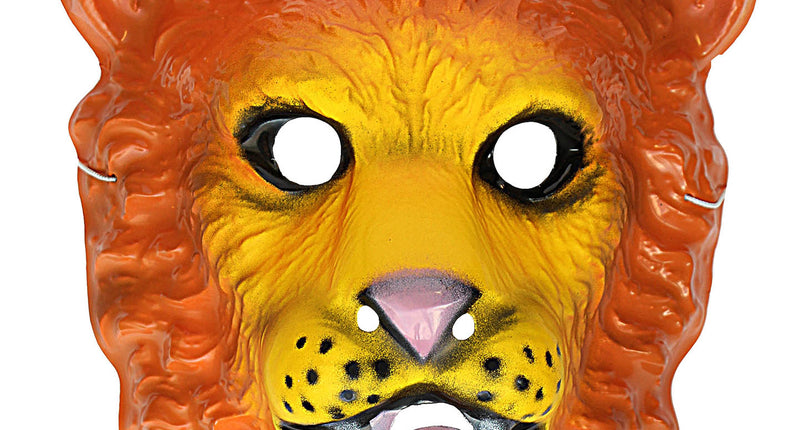 Widmann SRL Leeuwen masker plastic kind