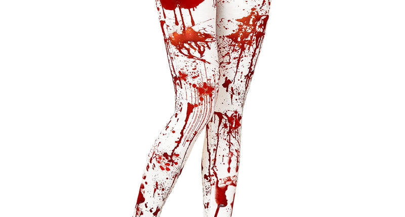 Widmann SRL Legging met bloed halloween
