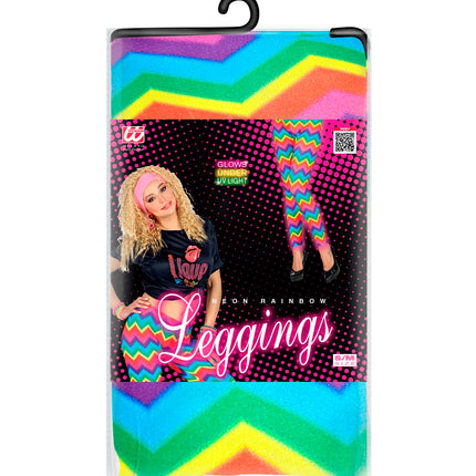 Widmann SRL Legging regenboog kleuren