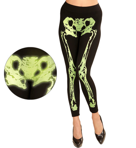 Widmann SRL Legging skelet neon groen