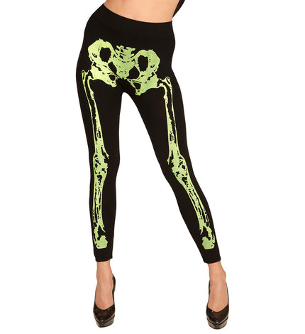 Widmann SRL Legging skelet neon groen