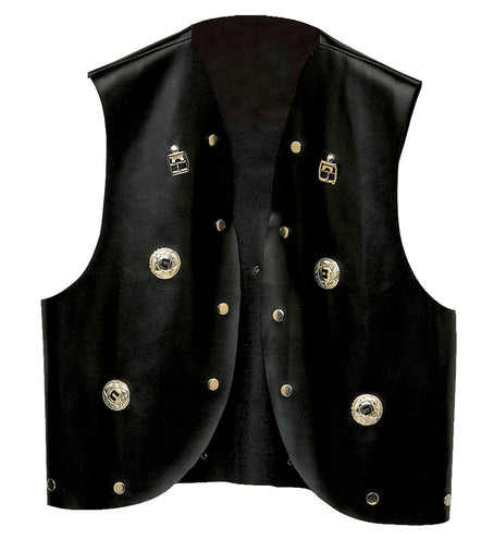 Widmann SRL Leren vest motor man