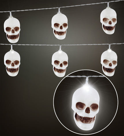 Widmann SRL Lichtketting deco met schedels