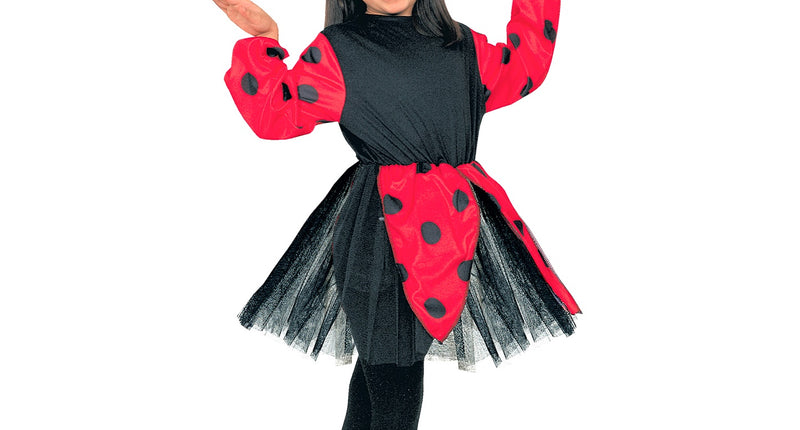 Widmann SRL Lieveheersbeestje jurk Sprietje kind