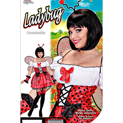 Widmann SRL Lieveheersbeestje kostuum Nore dames