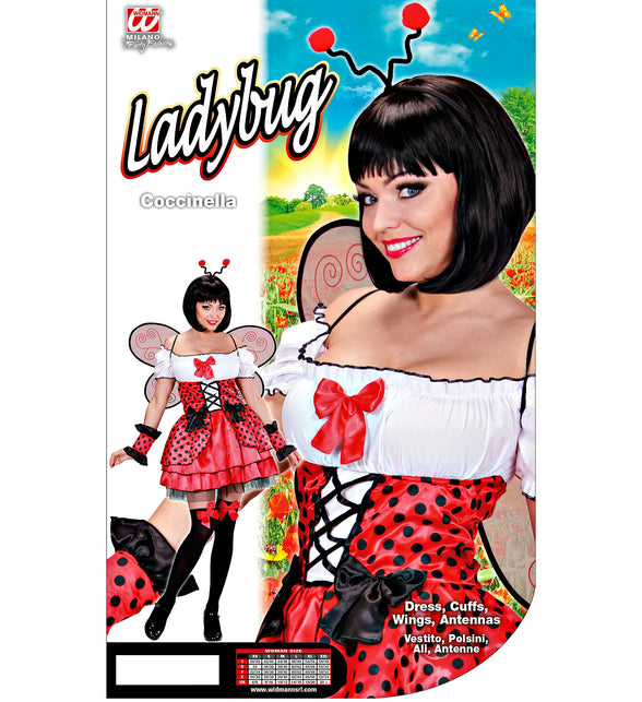 Widmann SRL Lieveheersbeestje kostuum Nore dames