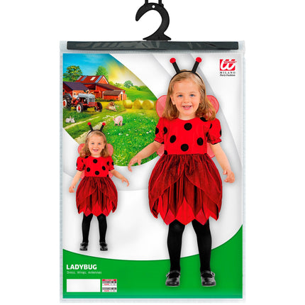 Widmann SRL Lieveheersbeestje pak kind