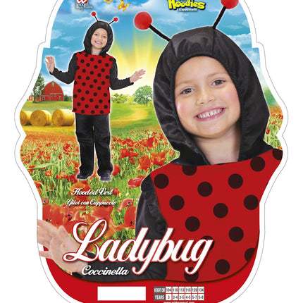 Widmann SRL Lieveheersbeestje pak kind Romy