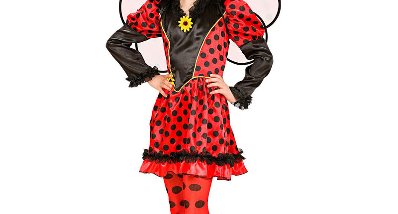 Widmann SRL Lieveheersbeestje pak kind Roos