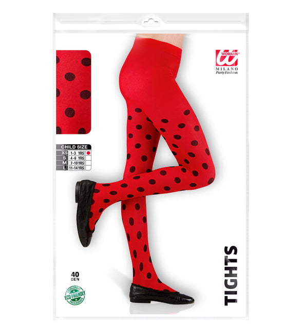 Widmann SRL Lieveheersbeestje panty kind