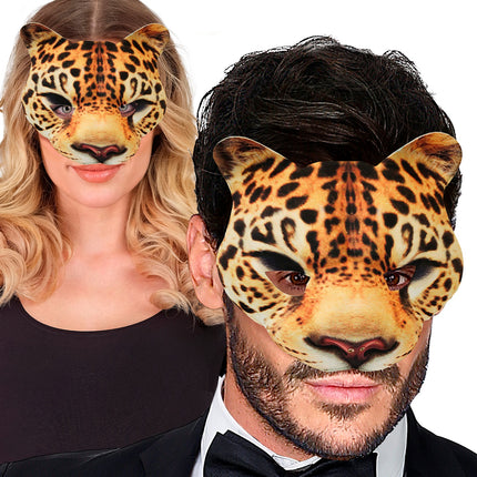 Widmann SRL Luipaard masker