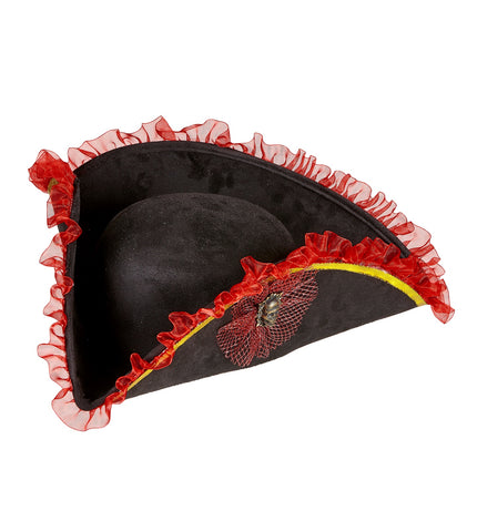 Widmann SRL Luxe driehoekige piratenhoeden