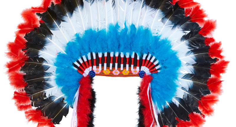 Widmann SRL Luxe indianentooi met marabou