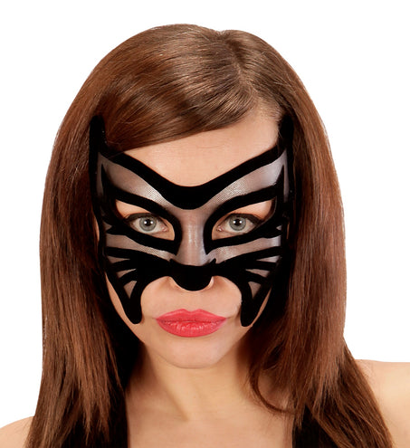 Widmann SRL Luxe katten oogmaskers in huidkleur