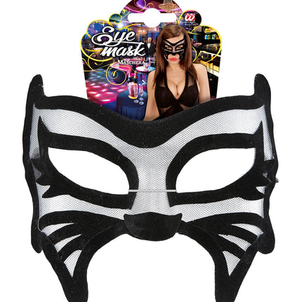 Widmann SRL Luxe katten oogmaskers in huidkleur