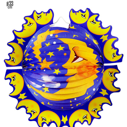 Widmann SRL Maan lampion decoratie