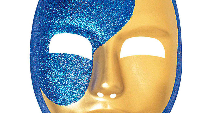 Widmann SRL Maan masker volwassenen pvc