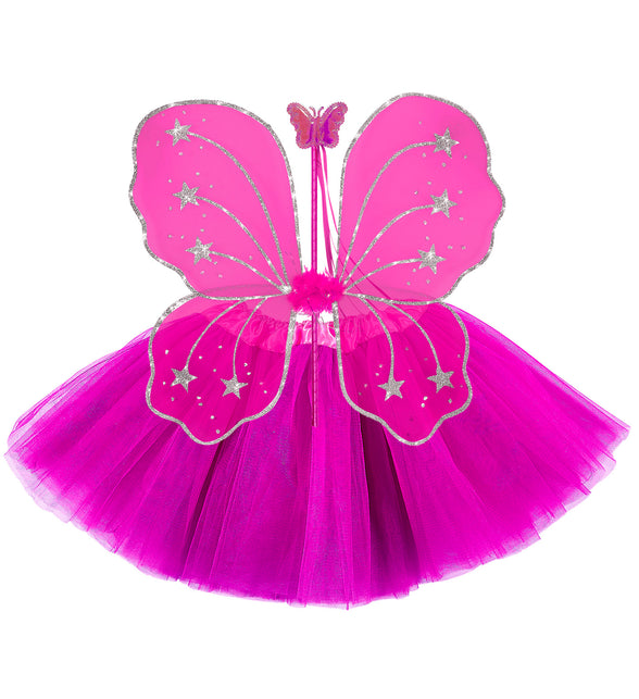 Widmann SRL Magische fee setjes donker roze