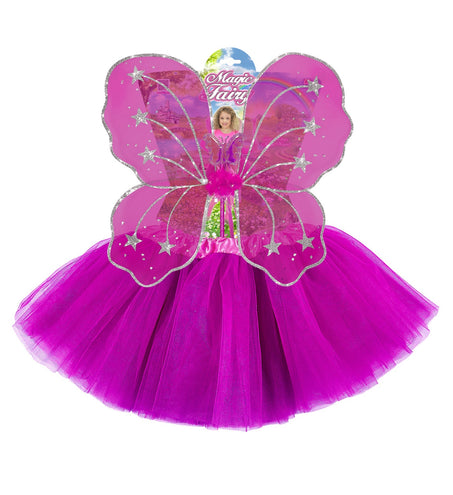 Widmann SRL Magische fee setjes donker roze