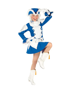 Widmann SRL Majorette kostuum Stacy dames blauw