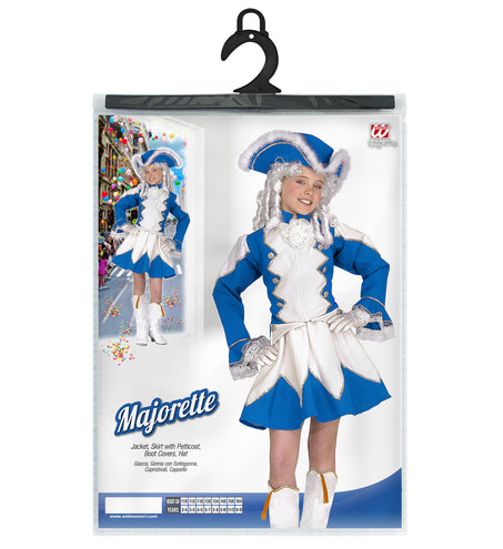 Widmann SRL Majorette kostuum Tessie kind blauw