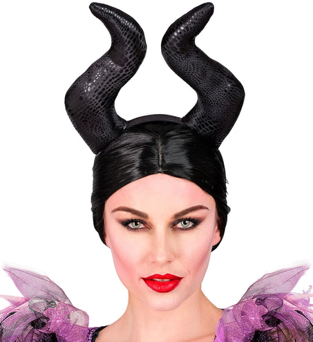 Widmann SRL Malefica hoorns hoofdband