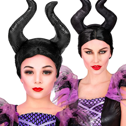 Widmann SRL Malefica hoorns hoofdband