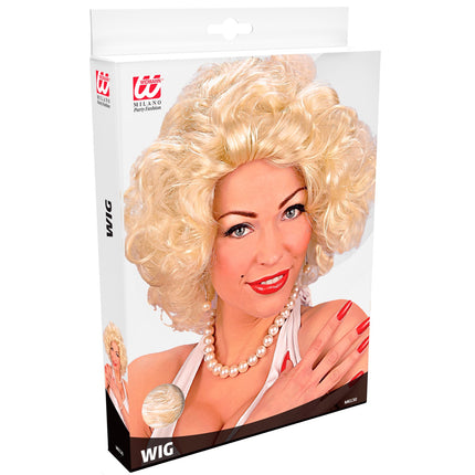 Widmann SRL Marilyn Monroe pruik krullen