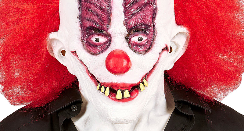 Widmann SRL Masker clown bassie met haren