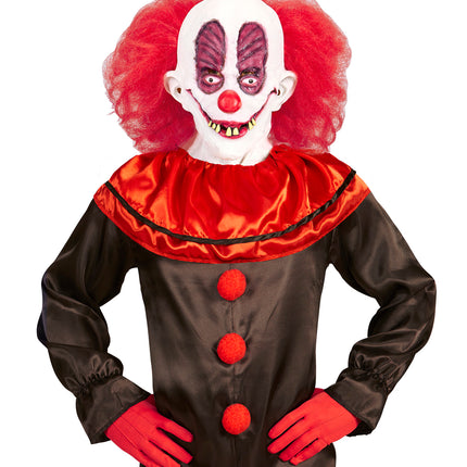 Widmann SRL Masker clown bassie met haren